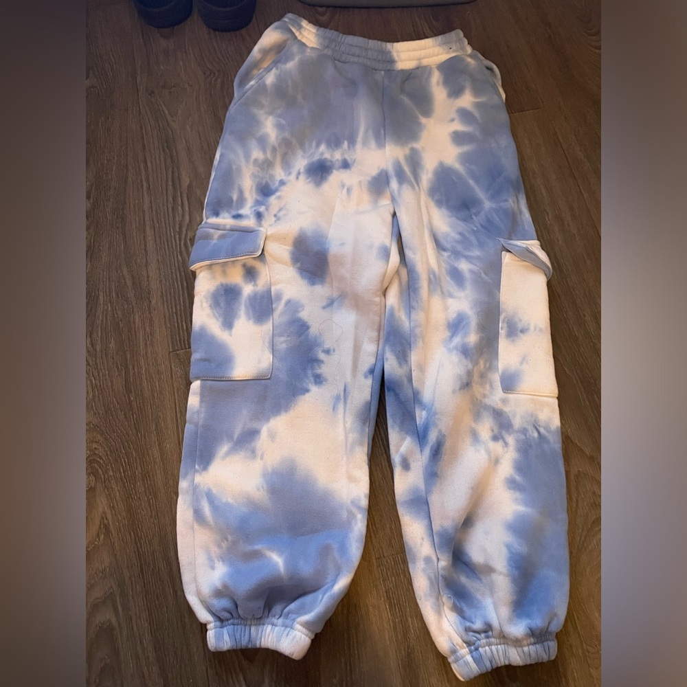 Charlotte Russe, Tie Dye Cargo Sweatpants, Size S
